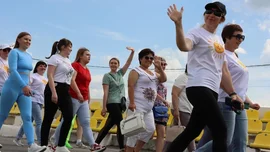 В Тербунском муниципальном районе в июне прошла Всероссийская акция «10 000 шагов к жизни»