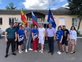 С 24 сентября прошлого года в с. Красное организован сбор помощи мобилизованным землякам и их семьям