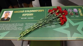 22 января в МБОУ СОШ с. Тербуны состоялось торжественное открытие Парты Героя бывшего ученика школы Николая Воронина