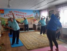 В Поройском сельской библиотеке проходят занятия  с людьми серебряного возраста по оздоровительной дыхательной гимнастике