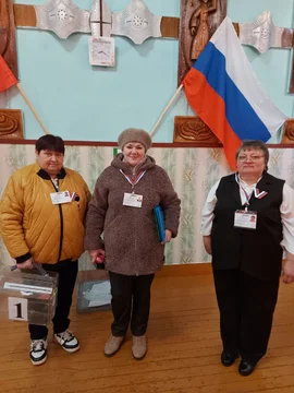 В Воловском округе члены женсоветов принимали активное участие в выборах  Президента