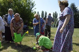 В Добринсокм районе появилась "Аллея семьи"