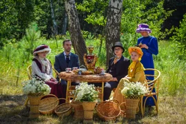 В с. Новоуглянка на живописной поляне провели праздник ко дню "Семьи, любви и верности"