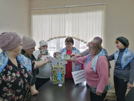 Активистки Добринского района многое делают для поддержки воинов, находящихся сейчас в зоне СВО