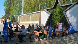 25 апреля активистки Воловского округа приняли участие в акции - «Диктант Победы»