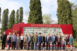 25 апреля в Парке Славы с. Красное состоялось открытие памятного знака «Бессмертный полк»