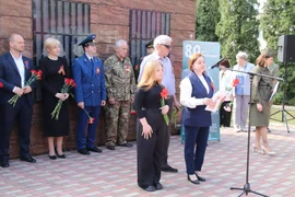25 апреля в Парке Славы с. Красное состоялось открытие памятного знака «Бессмертный полк»