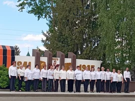 В Воловском округе отметили 80-ую годовщину Победы в Великой Отечественной войне