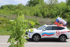"Автопробег 80" под таким символичным названием прошел автопробег в Краснинском районе