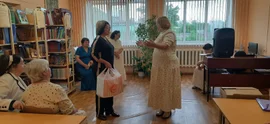 Долгоруковский филиал ЛОО ВОС посетил членов ВОС Тербунского района с концертной программой