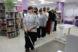 25 сентября для студентов  Усманского многопрофильного колледжа была проведена квест-игра «Прогулка в темноте»