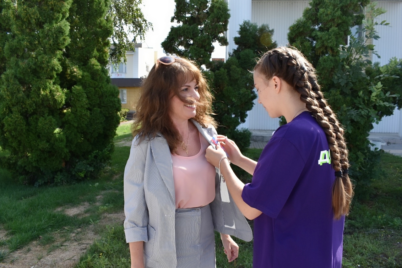 В Добровском районе отметили День Государственного флага