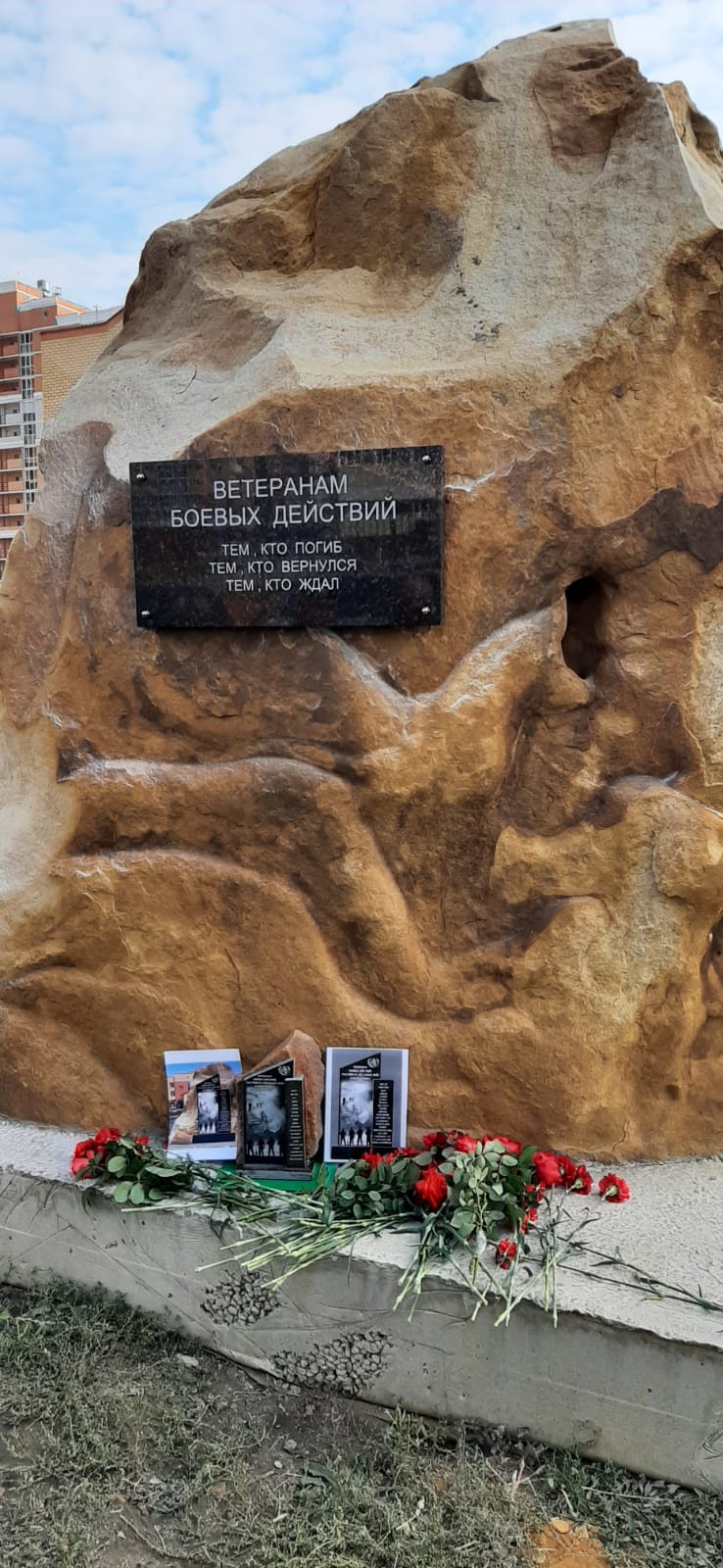 Памятную доску ветеранам боевых действий открыли в микрорайоне Елецкий города Липецка