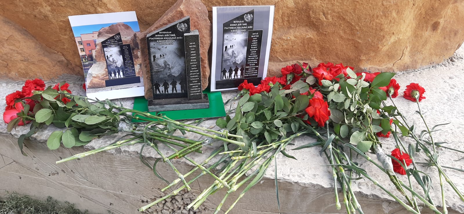 Памятную доску ветеранам боевых действий открыли в микрорайоне Елецкий города Липецка