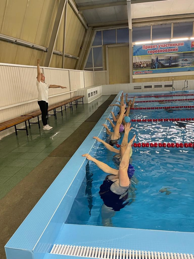 Плавание для здоровья и долголетия.