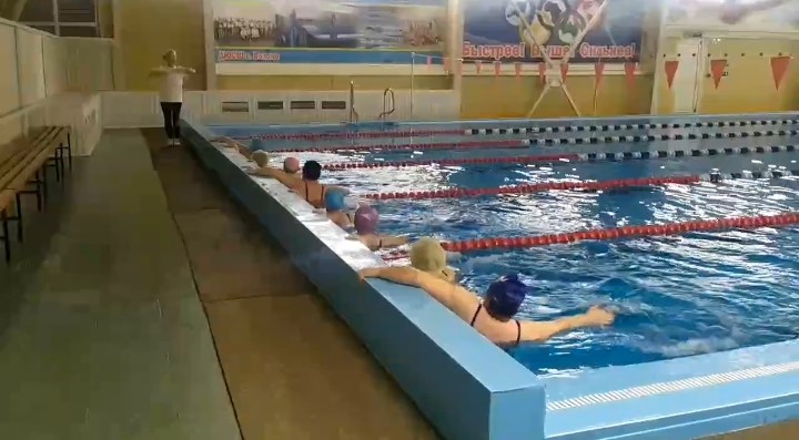 Плавание для здоровья и долголетия.