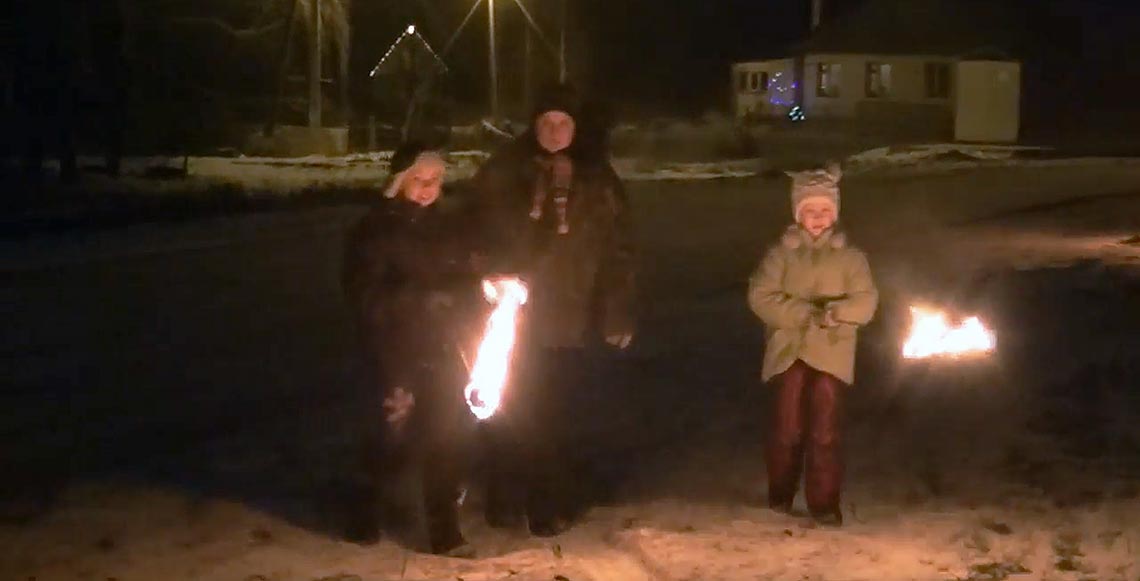 Вот такая народная традиция сохранена в селе Талицкиц Чамлык Добринского района