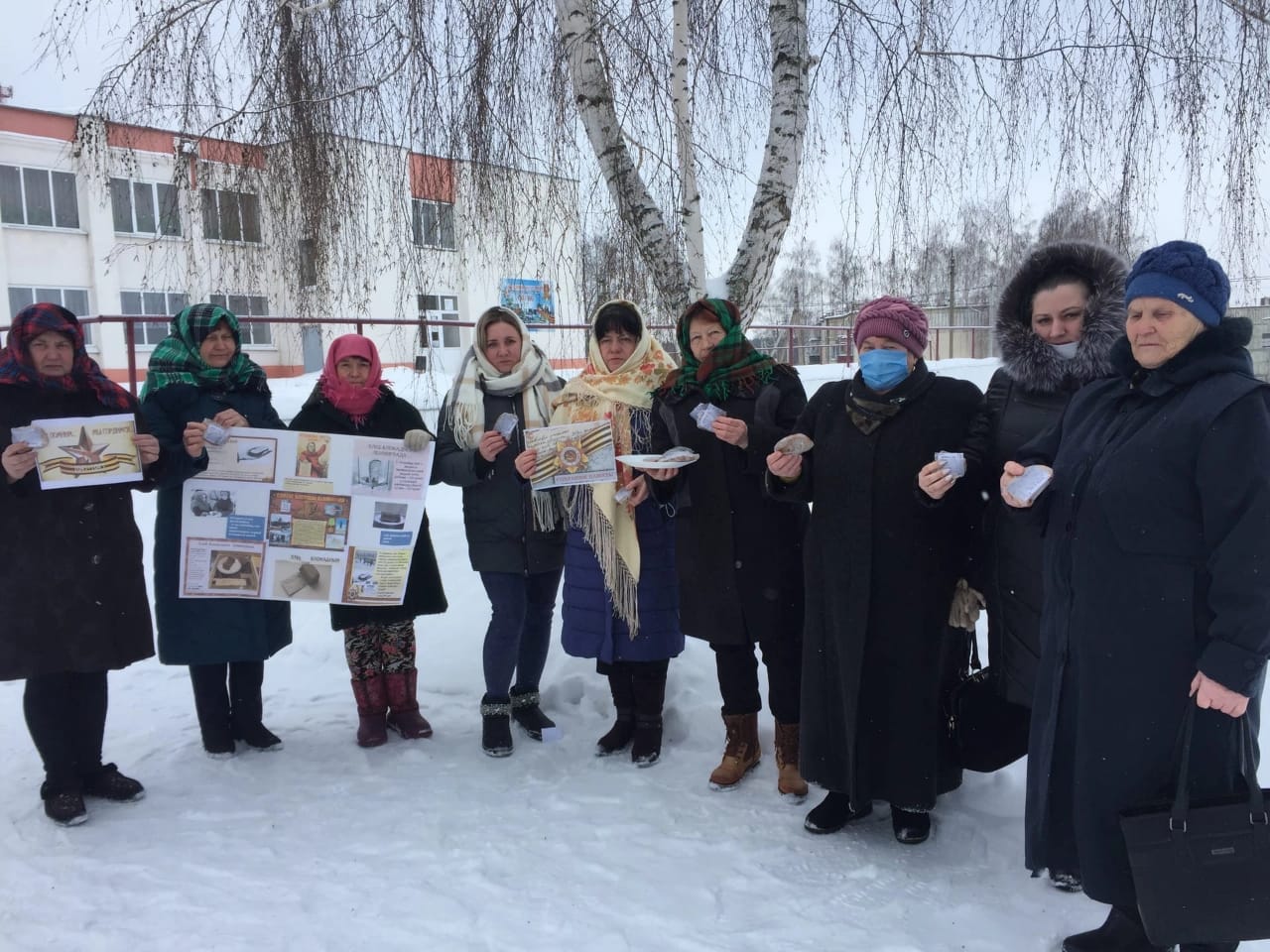 Была проведена Акция «Блокадный хлеб»