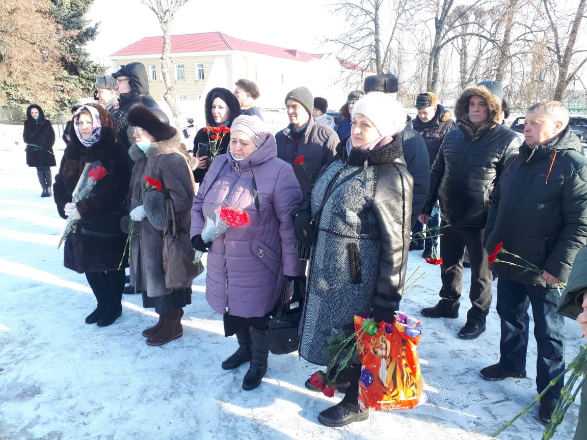В Грязях почтили память погибших в Афганистане земляков