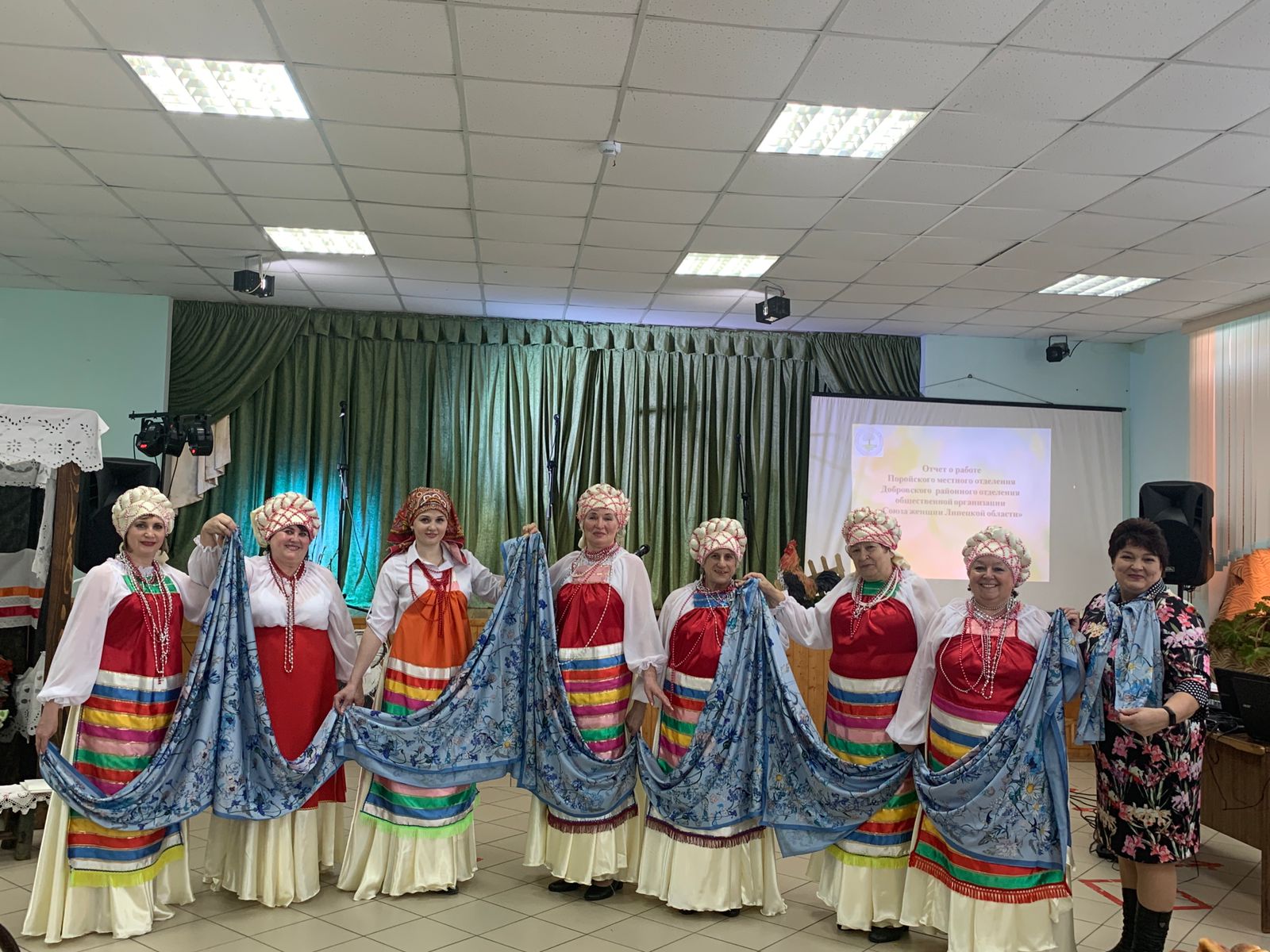 В селе Порой Добровского района состоялось открытие Года культурного наследия народов России