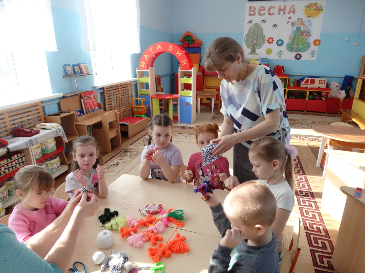 В Хлевном прошла серия мастер-классов по декоративно-прикладному творчеству