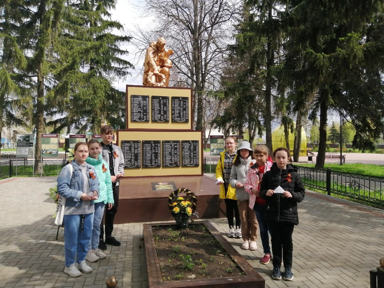 В Воловском районе прошли акции ко Дню Победы