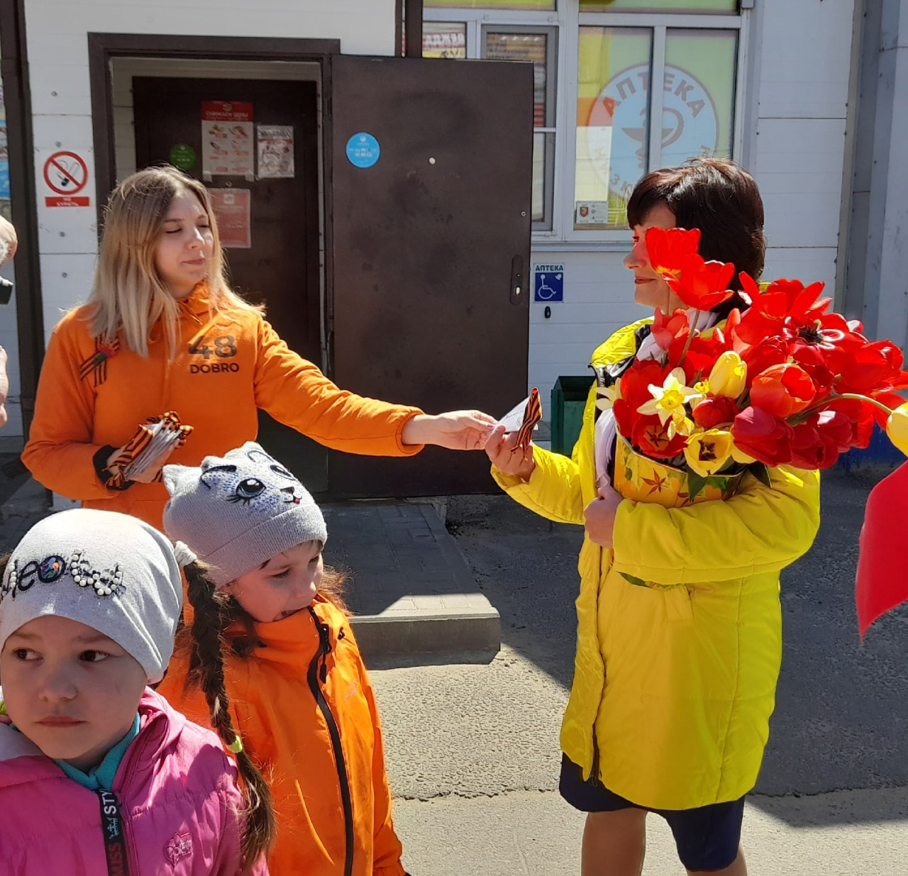 В Воловском районе прошли акции ко Дню Победы