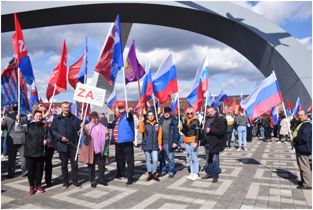 Члены СЖЛО приняли участие в автопробеге ZaМир! Труд! Май! За Мир без нацизма!