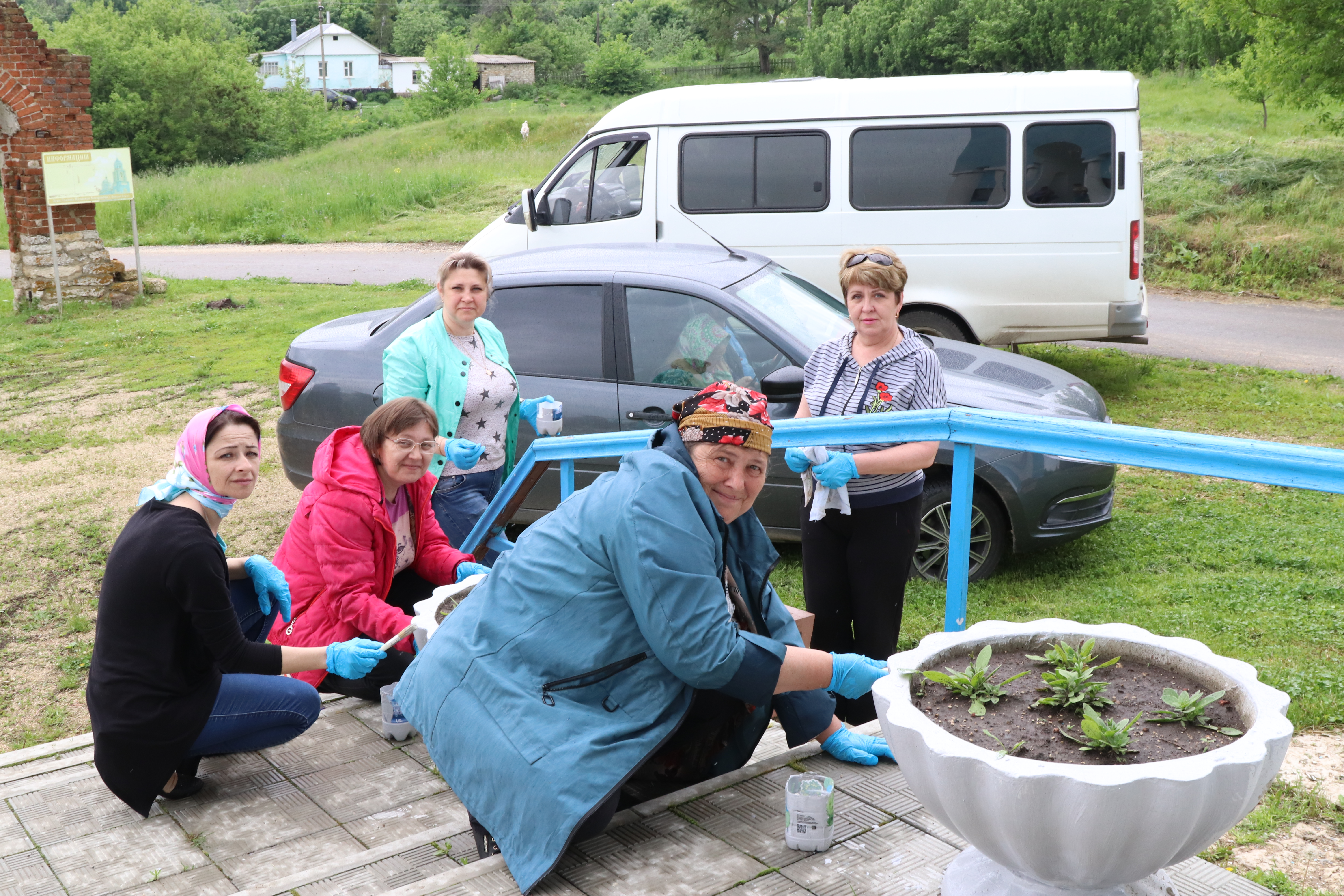 Активисты Елецкого отделения СЖЛО приняли участие в акции "Дорога к храму"