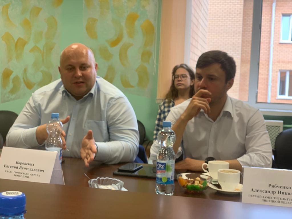 27 июля в Ельце прошла встреча первого заместителя губернатора Липецкой области Рябченко А.Н. с активом Союза женщин города