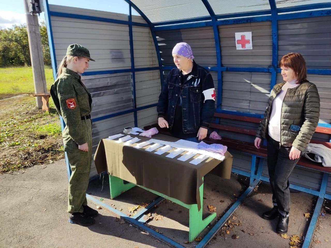 По инициативе общественных организаций в Лебедяни прошла военно- спортивная игра "Zарница"