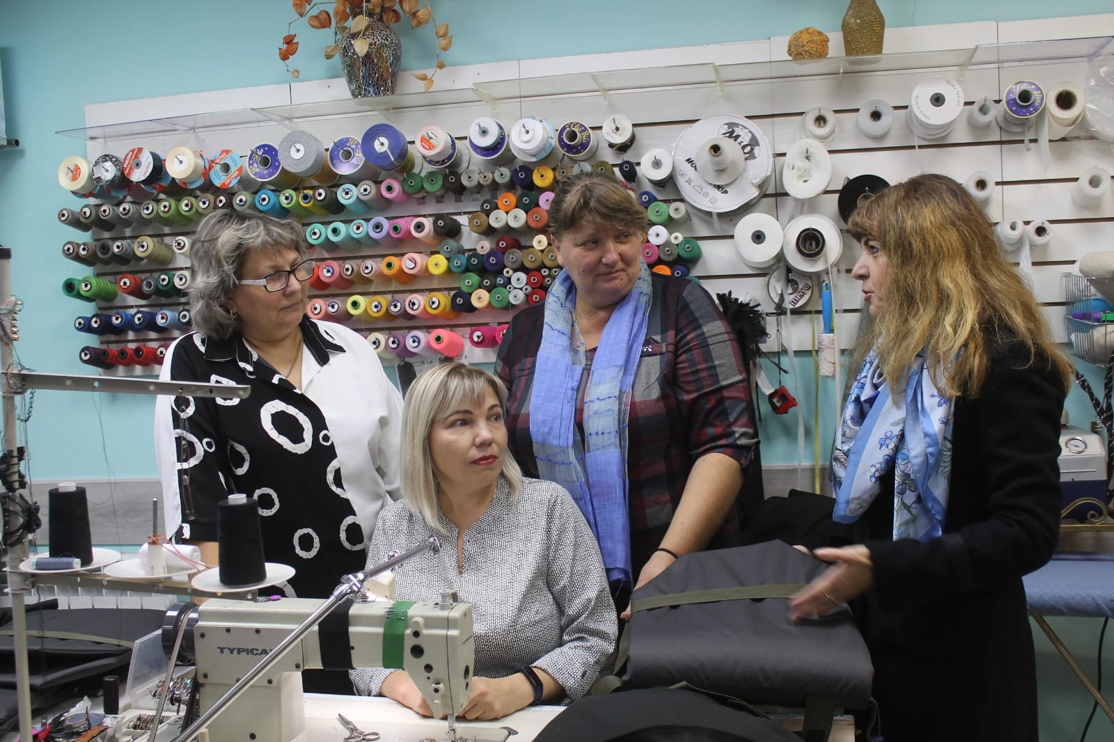 В Добром открылось швейное производство для участников СВО