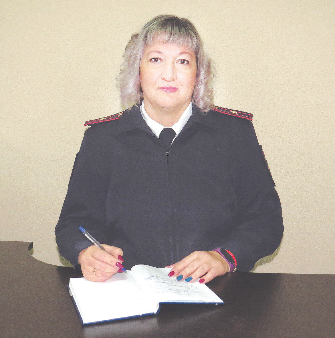 На охране правопорядка -МАЙОР КАМЕНСКАЯ