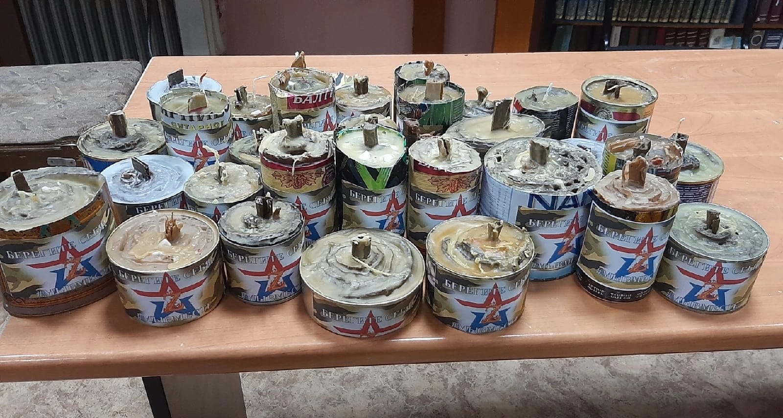 Активистки Краснинского отделения Союз женщин Липецкой области объявили о сборе консервных банок, парафина и гофрокартона