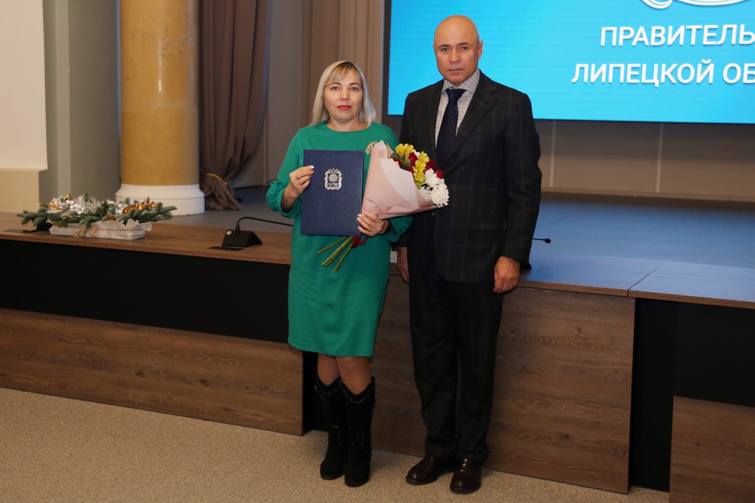 Губернатор Липецкой области Игорь Артамонов принял участие в церемонии вручения государственных, ведомственных и региональных наград