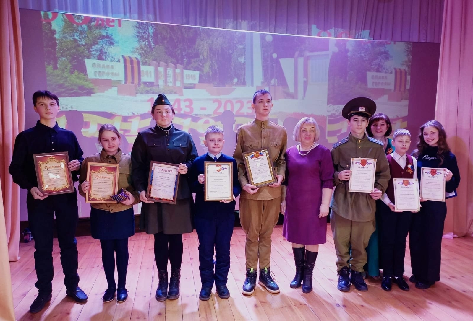 В Воловском районе прошли праздничные мероприятия в честь 80-летия освобождения района от фашистов