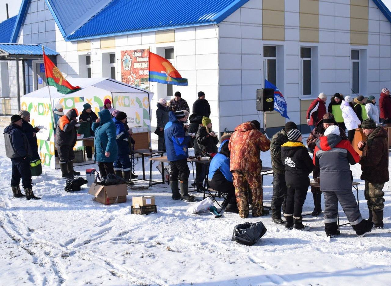 В с. Волово 5 февраля прошел открытый чемпионат по зимней рыбалке