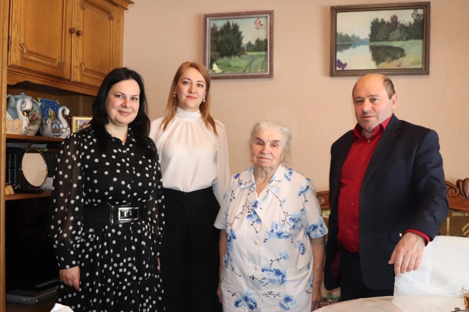 Члены Союза женщин Елецкого района побывали в гостях у  Марии Алексеевны Оборотовой