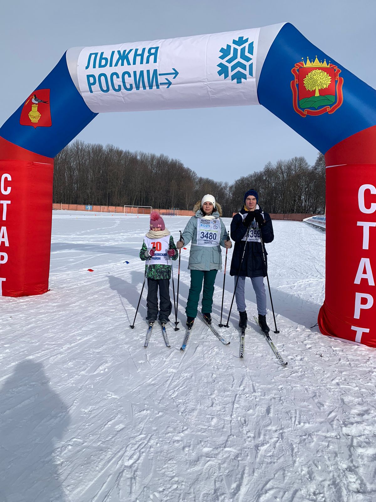 11 февраля на стадионе ФОК «Жемчужина» села Измалково Липецкой области, стартовала Всероссийская массовая лыжная гонка