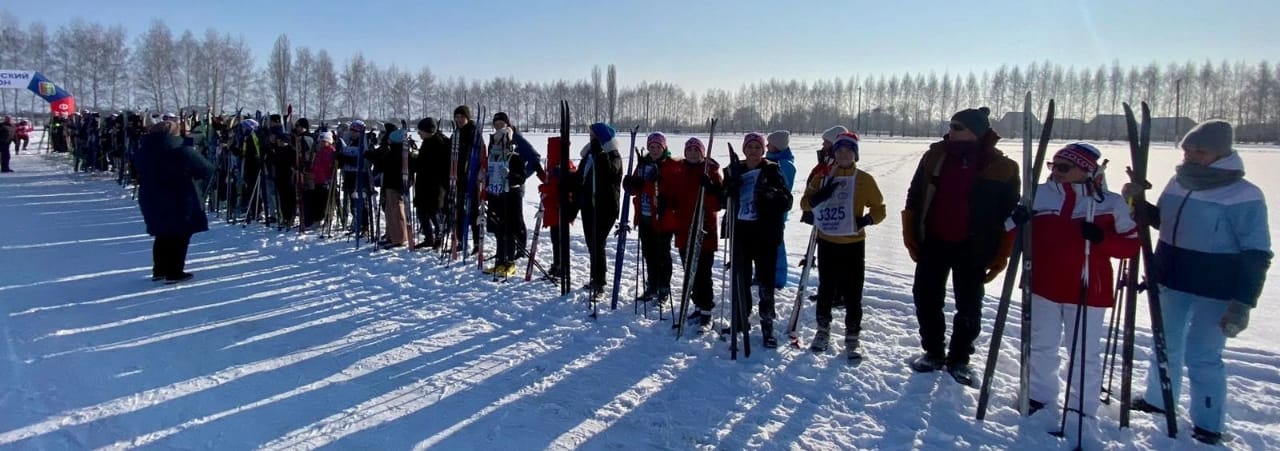 В Добринском районе стартовало  ежегодное  массовое мероприятие «Лыжня России 2023».