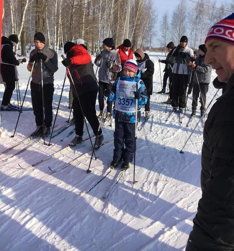 В Добринском районе стартовало  ежегодное  массовое мероприятие «Лыжня России 2023».