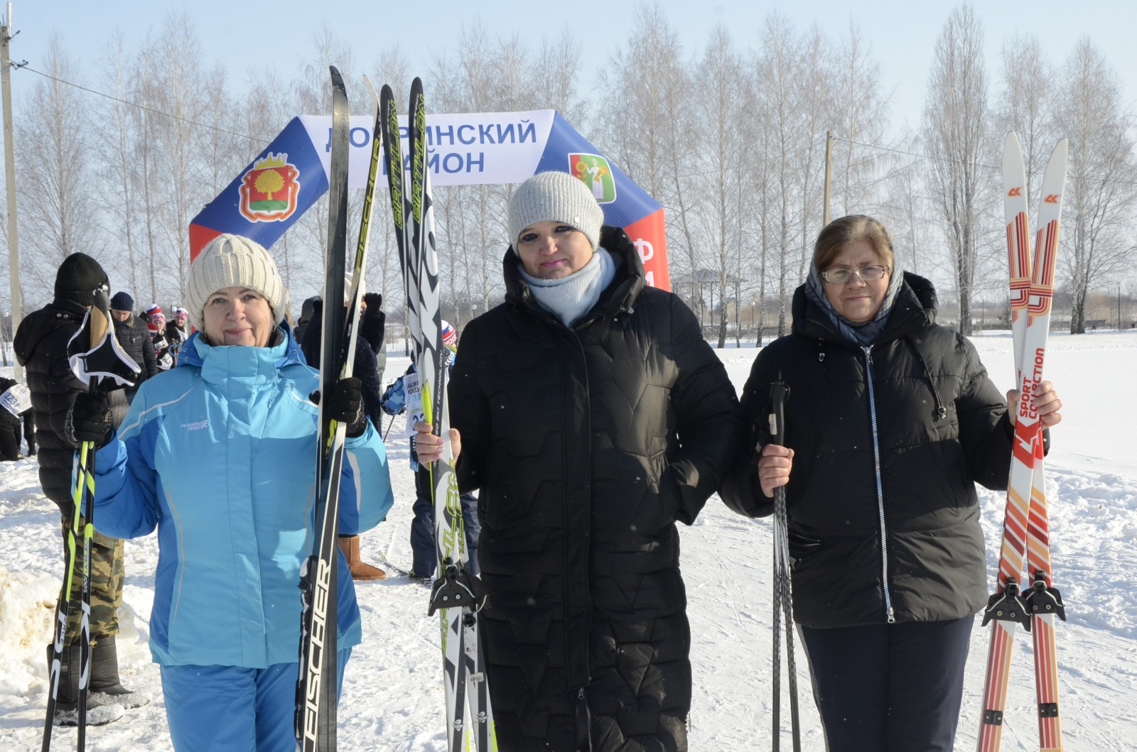 В Добринском районе стартовало  ежегодное  массовое мероприятие «Лыжня России 2023».