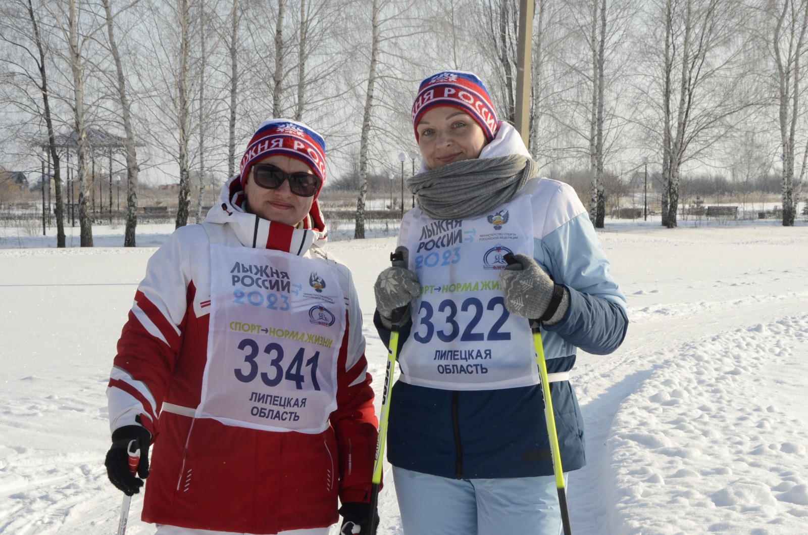 В Добринском районе стартовало  ежегодное  массовое мероприятие «Лыжня России 2023».