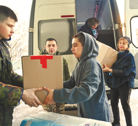 Как Союз помогает солдатам? (газета «В краю родном» от 23 февраля 2023 года)