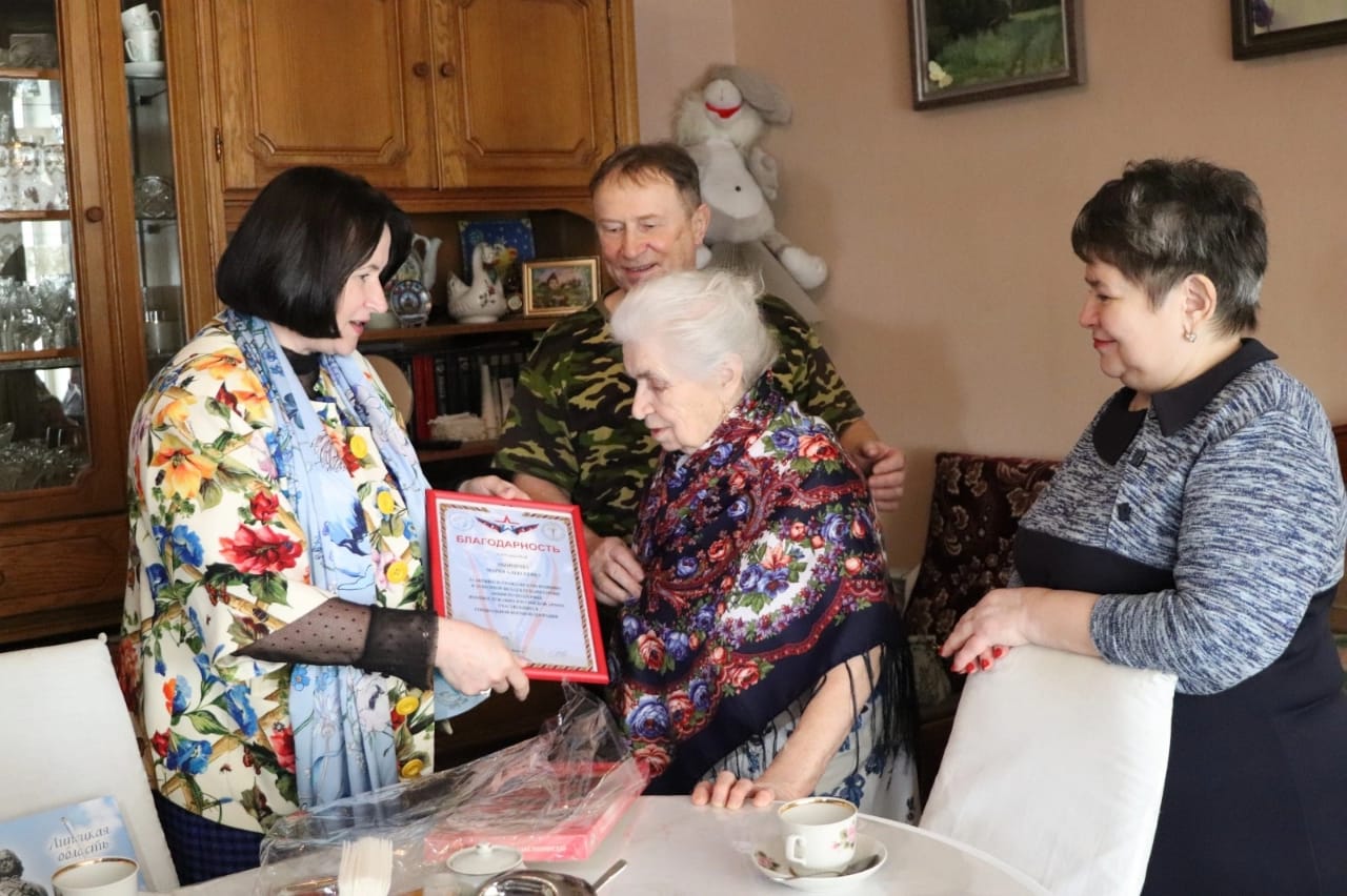 7 апреля Елецкий район посетила председатель Липецкого регионального отделения «Союз женщин России» Вера Ивановна Урываева