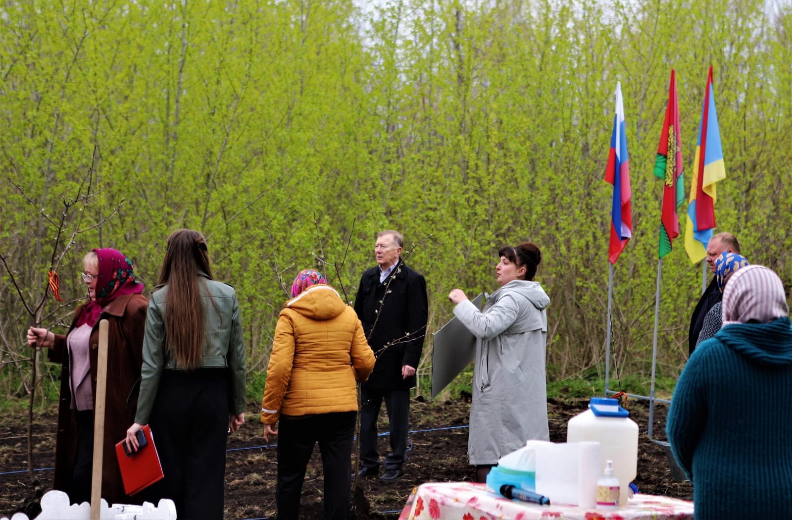 "Сад памяти" - общественное место с таким названием появилось в Пашковском сельском поселении Усманского района