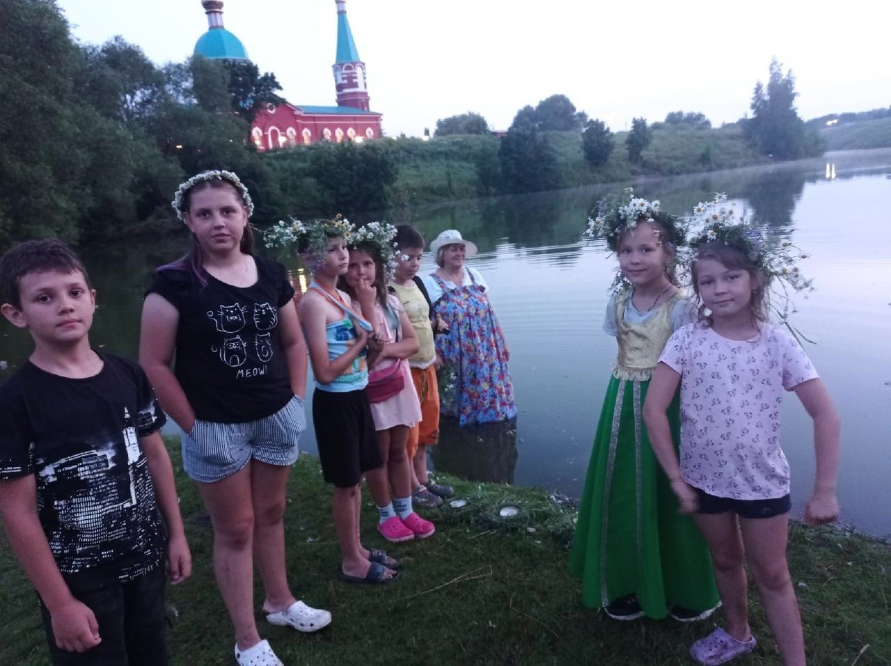 В селе Васильевка Липецкого района встретили Иванов день, как в древние времена