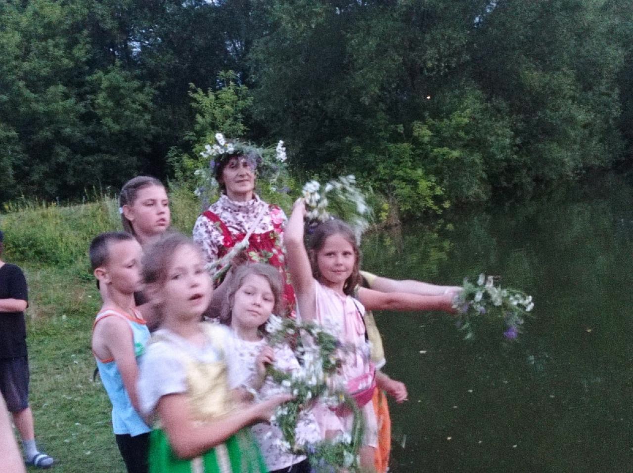 В селе Васильевка Липецкого района встретили Иванов день, как в древние времена