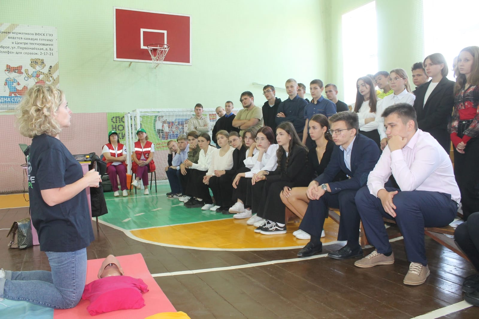 В с. Доброе состоялось профилактическое мероприятие в рамках проекта ЛООО «Союз женщин Липецкой области» «Научись спасать жизнь»