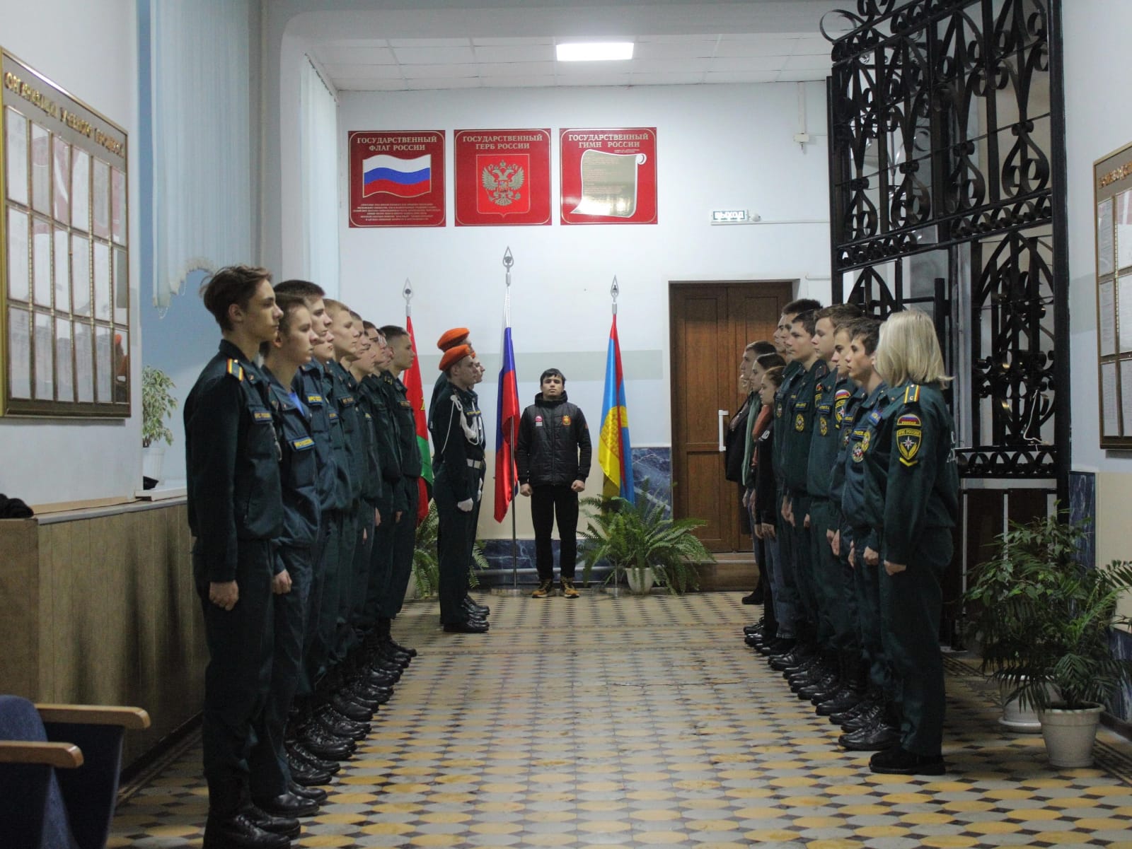 08.02.2024 в Усманском многопрофильном колледже прошли классные часы, посвященные теме «Союзники России»
